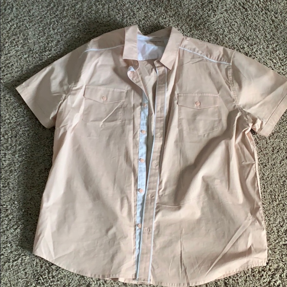Guess short sleeve button down shirt